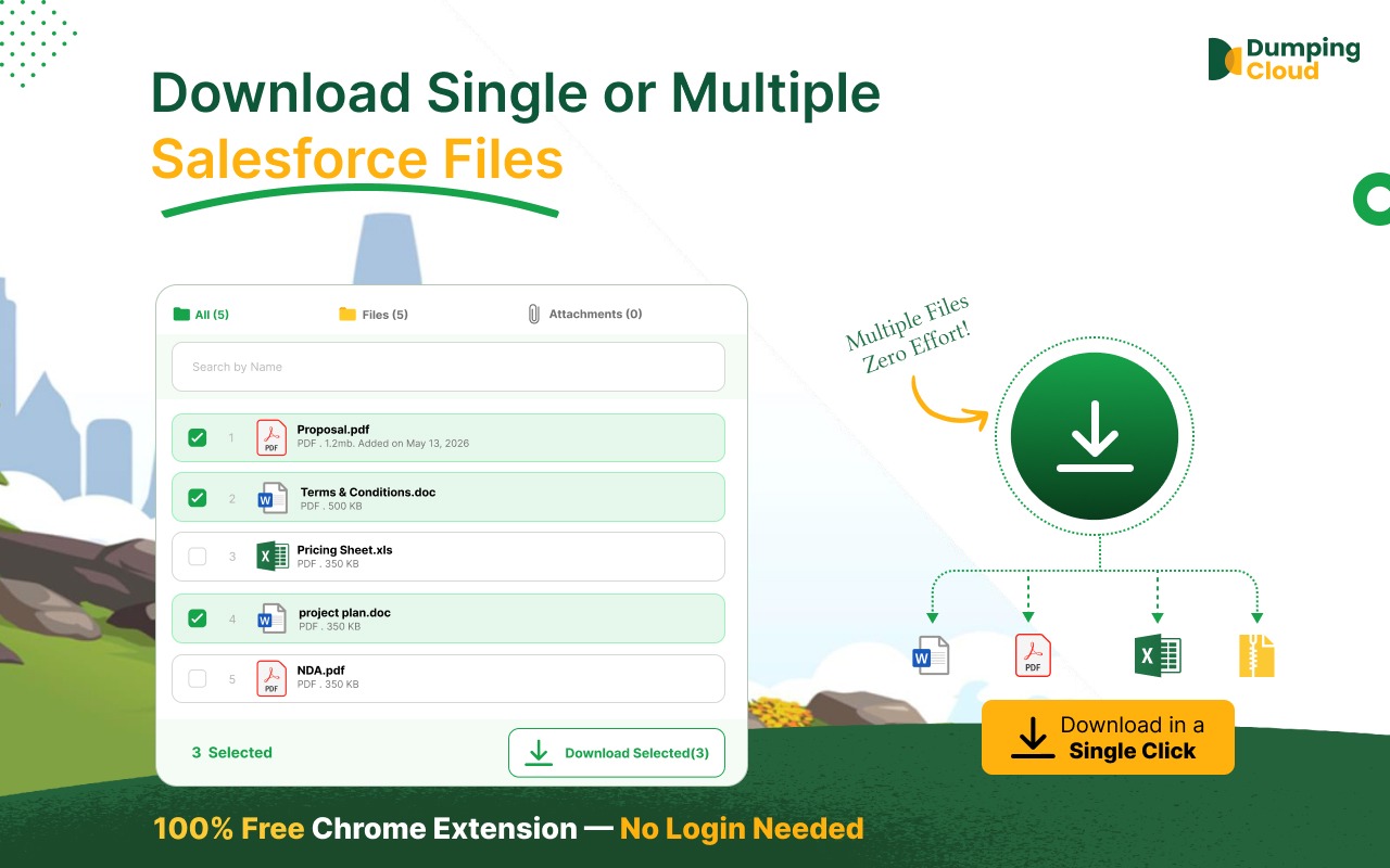 How to Mass Download Salesforce Files (or Attachments) in Clicks?