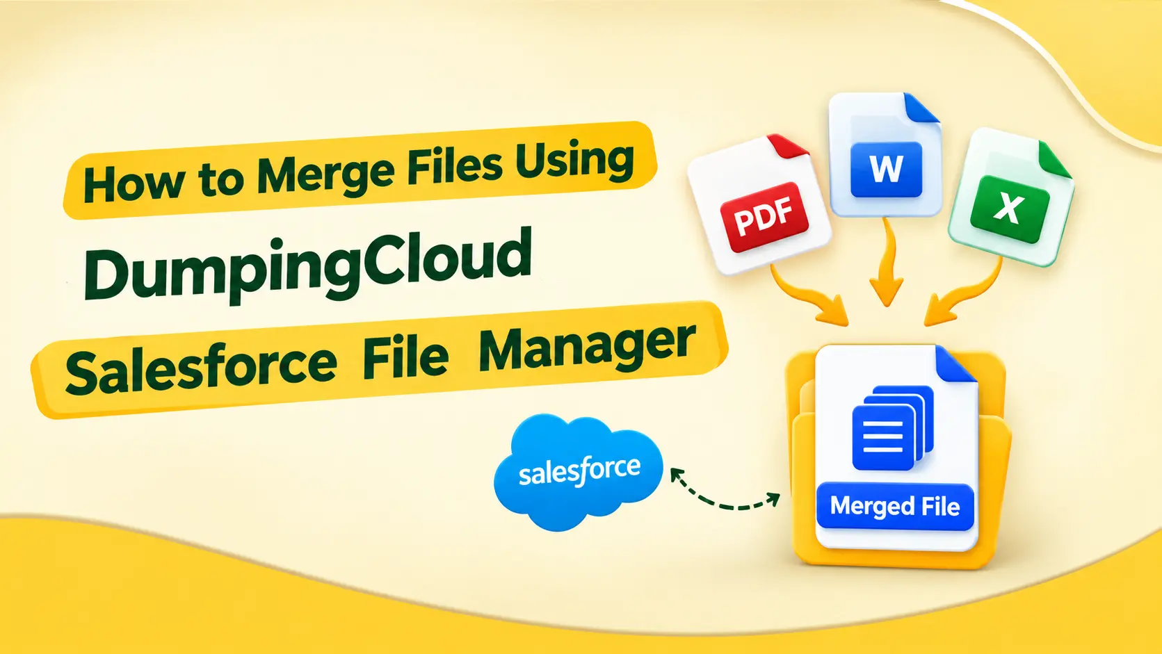 How to Merge Multiple Salesforce Files into one PDF? | DumpingCloud